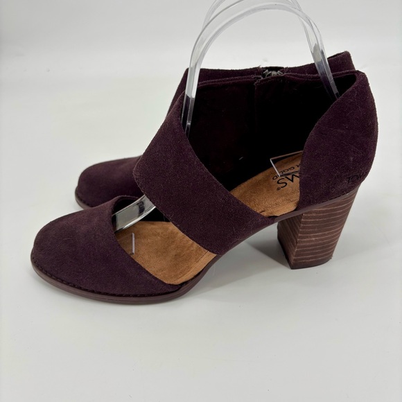 Toms Womens Genuine Suede Milan Dress Casual Shoes Size 8 - Picture 13 of 15
